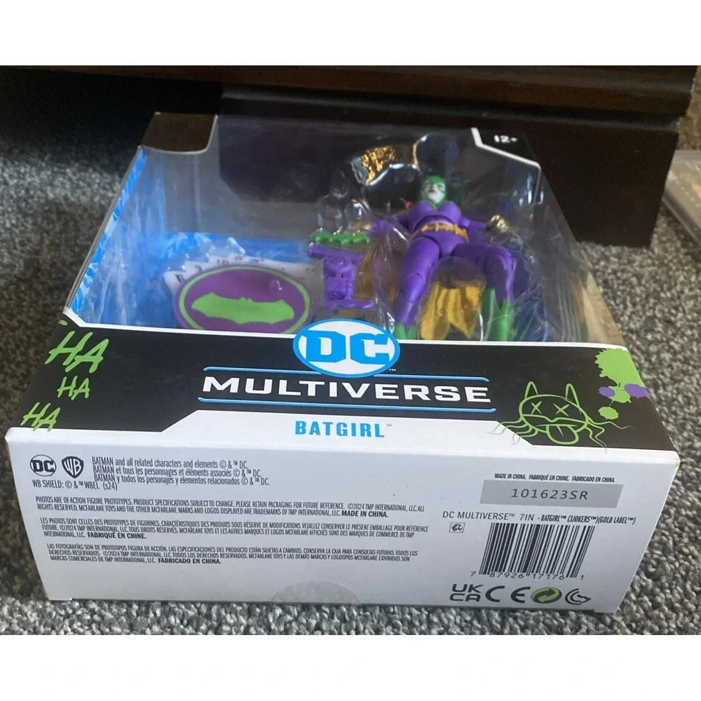 McFarlane DC Multiverse Gold Label Jokerized Batgirl Figure Batman Three Jokers